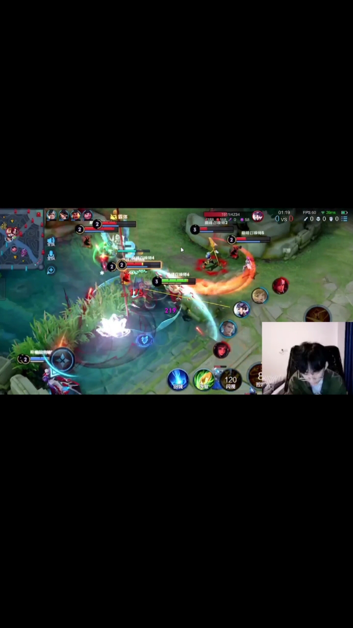 王者荣耀手游#赖神老夫子不愧是天花板,直接1v5真的太帅了!