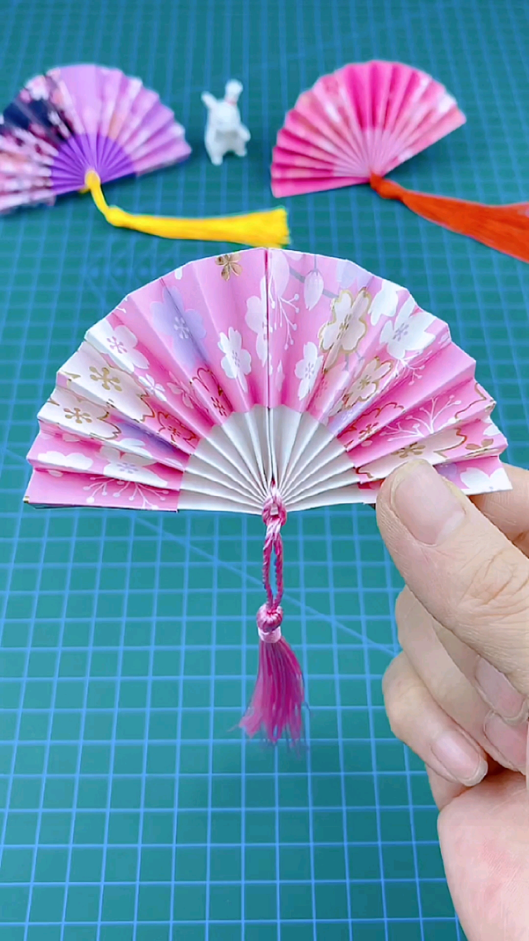 手工制作迷你颜值款春天第一扇