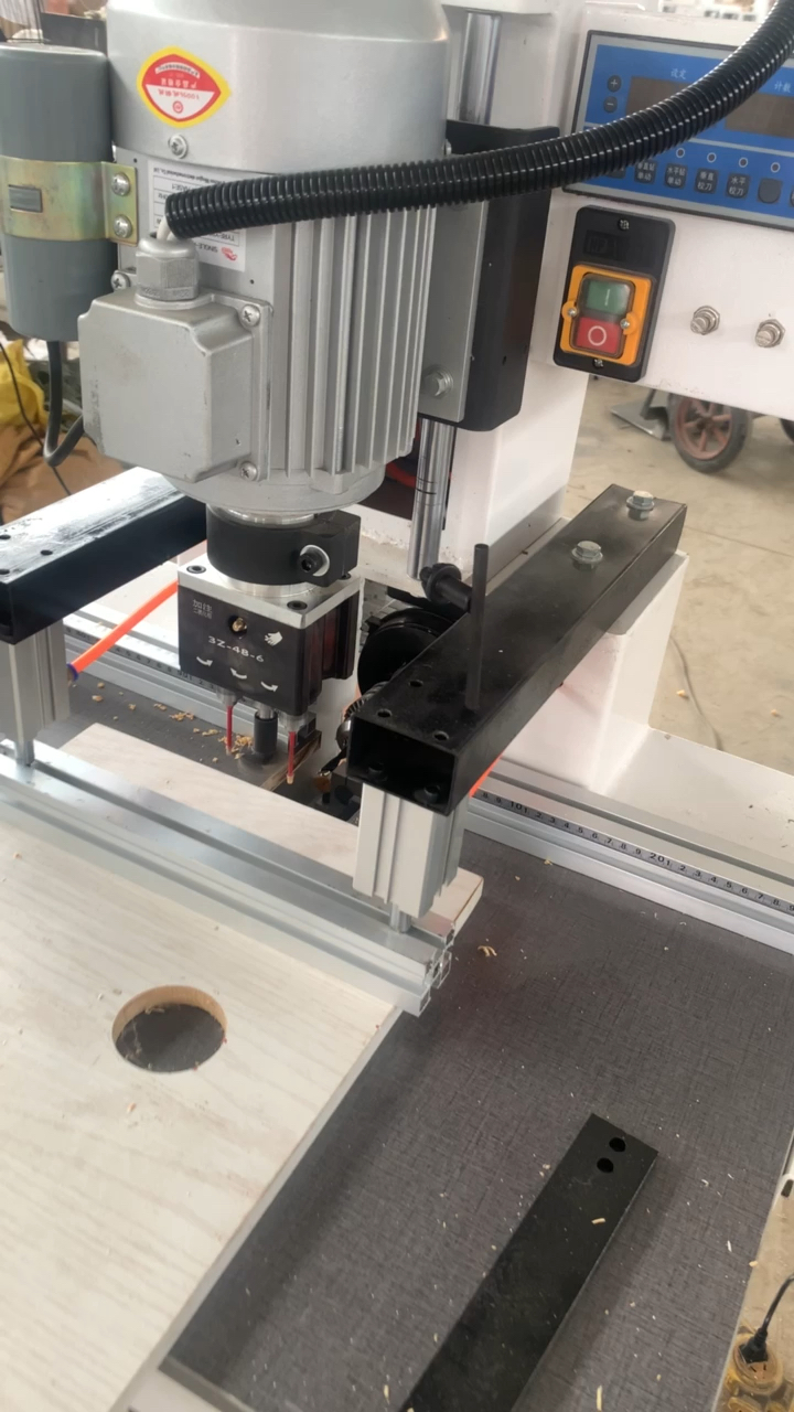 木工机械#三合一多功能立卧钻铰链孔三合一连接件单孔木肖孔都可以一