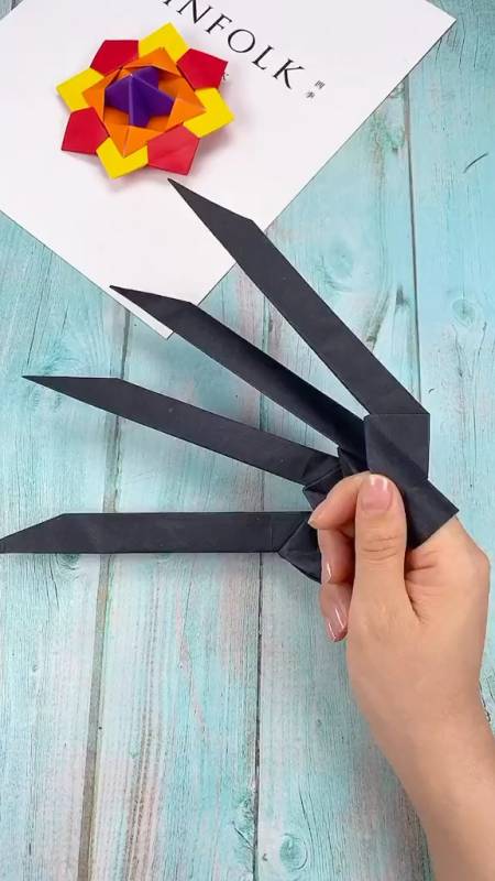 手工制作#简单又帅气的"金刚爪",一下回到小时候!-度小视