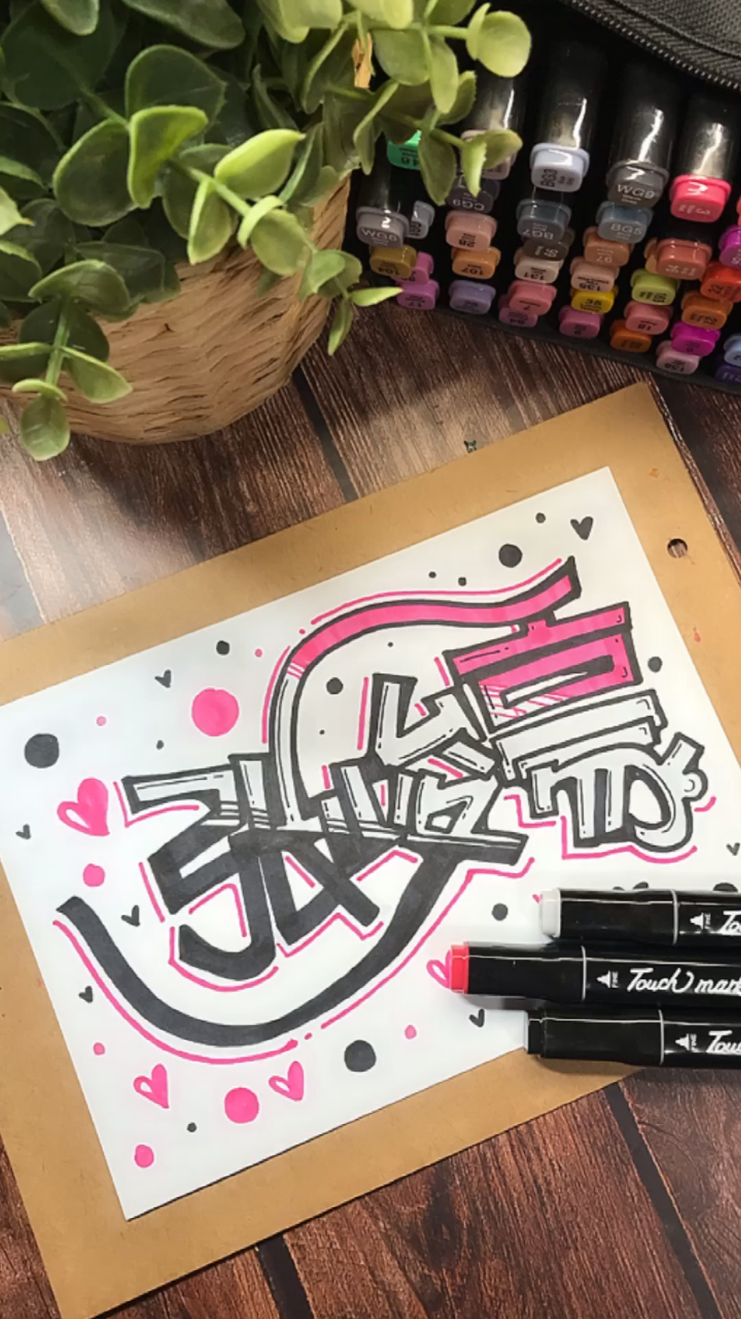 手写文字张峻豪这个应援色挺好看手绘pop艺术字大家一起学起来