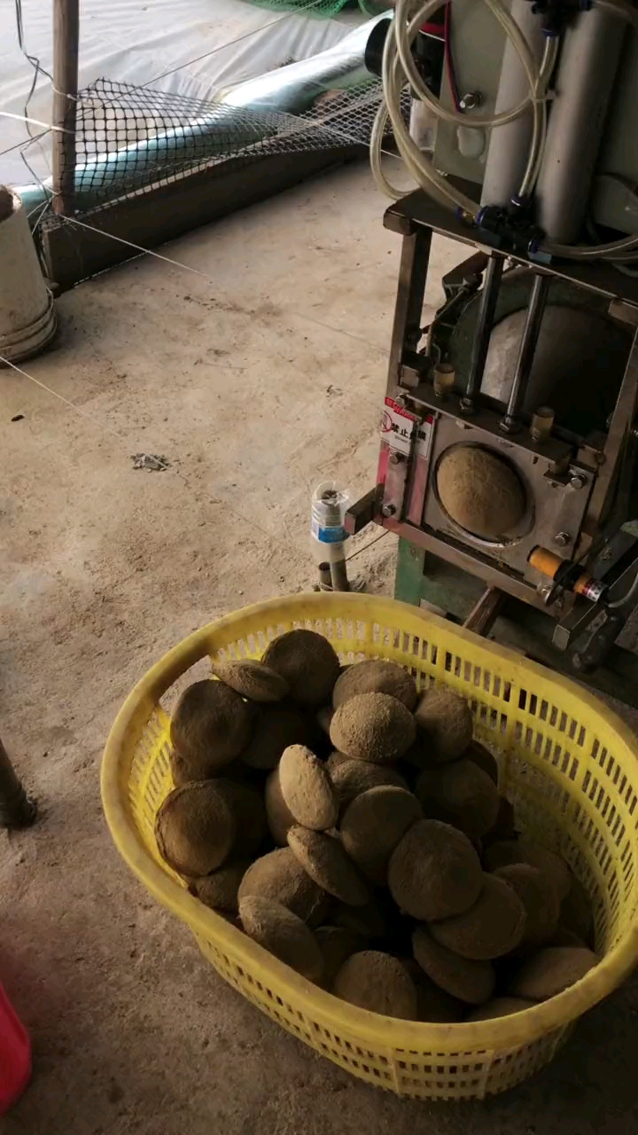 今天终于长见识了,原来煤球就是这样制作出来的.-度小视