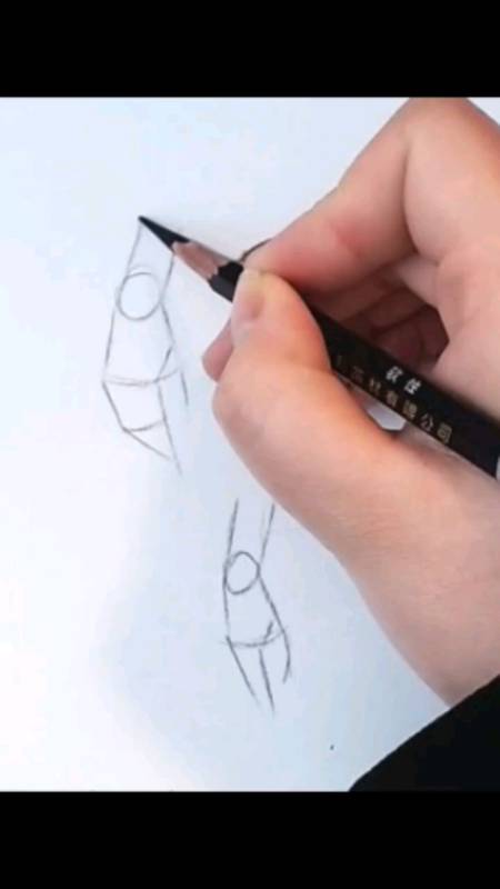 3种下垂手画法#画画教程#绘画教程#素描