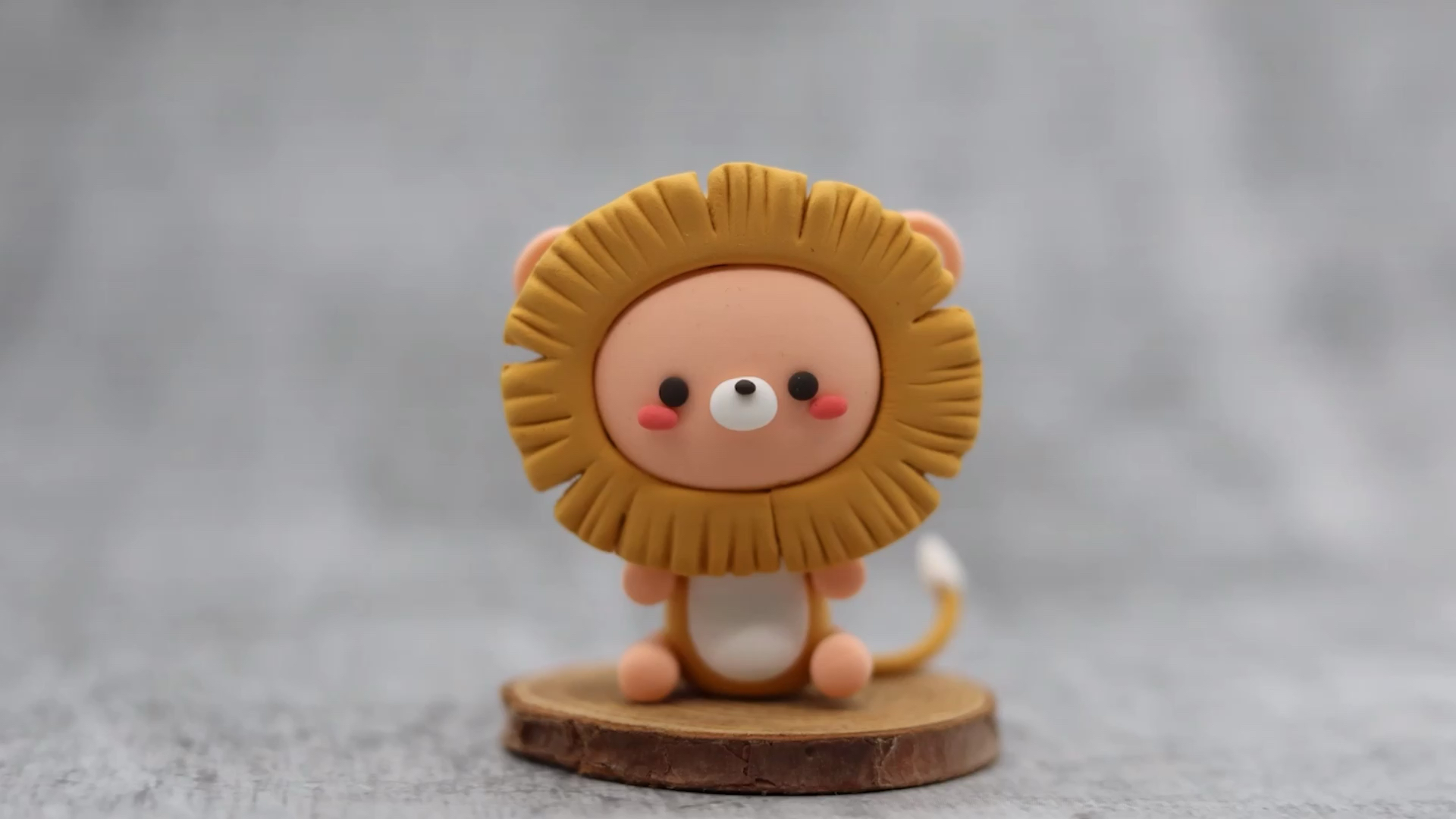 手工diy#儿童超轻粘土教程《狮子座》