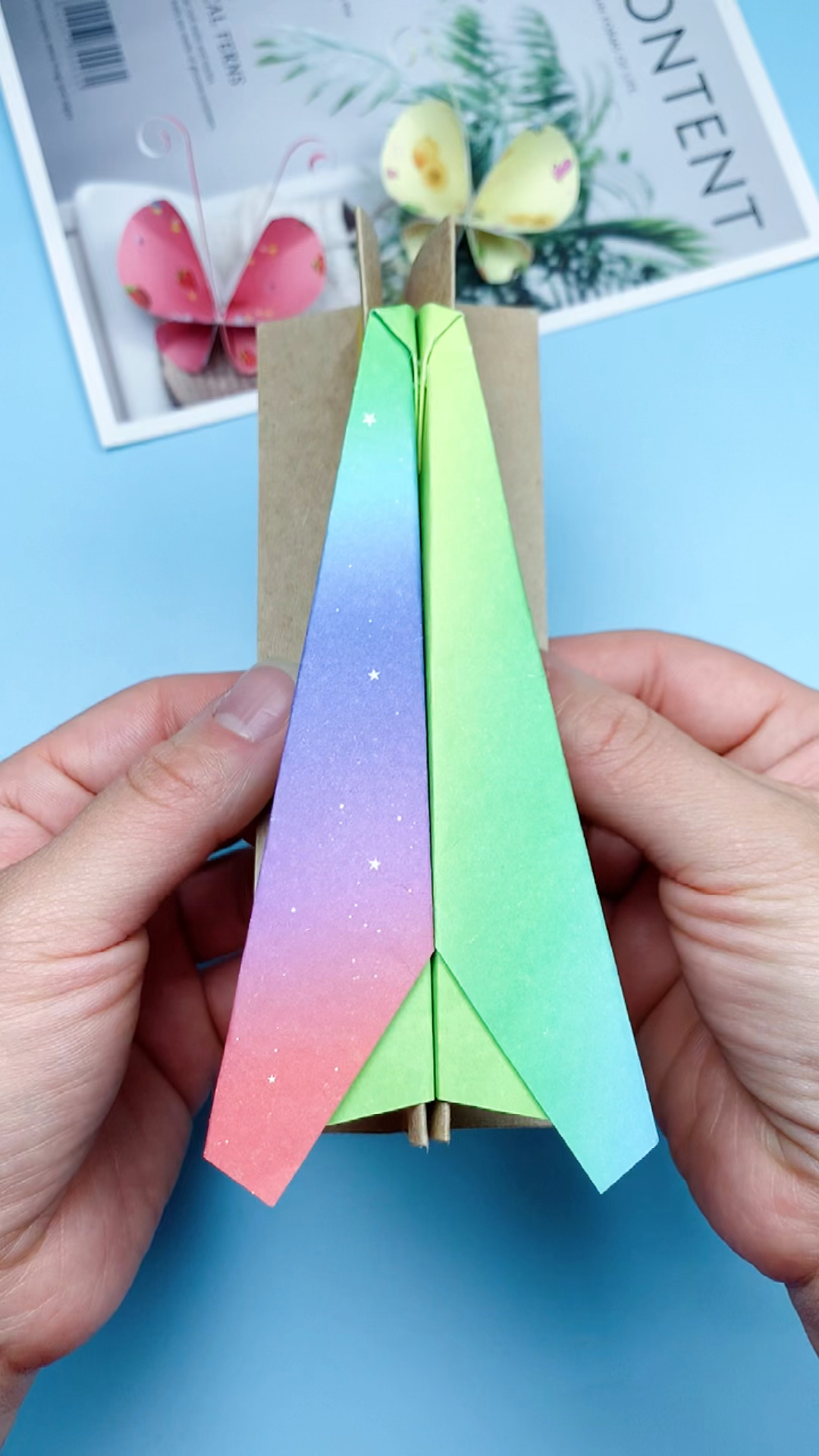 手工制作#给神兽们打发时间的半自动橡皮筋纸飞机,简单好玩-度小视