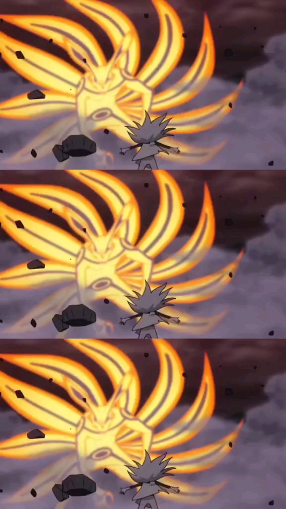 火影忍者#九尾铠甲,一刀斩!