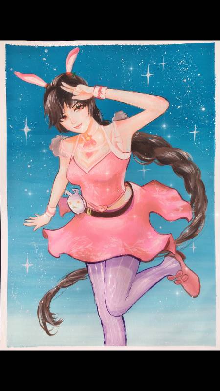 画画原来如此简单改画小舞谁要呢