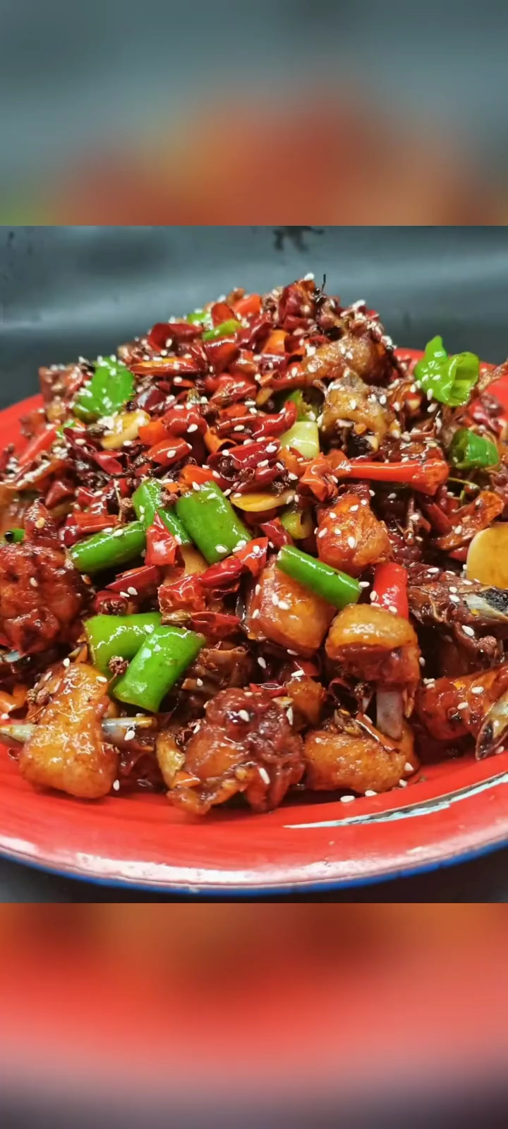 辣子鸡#如何让炒鸡颜色靓丽!不发黑!"炒鸡"农家菜"特色菜