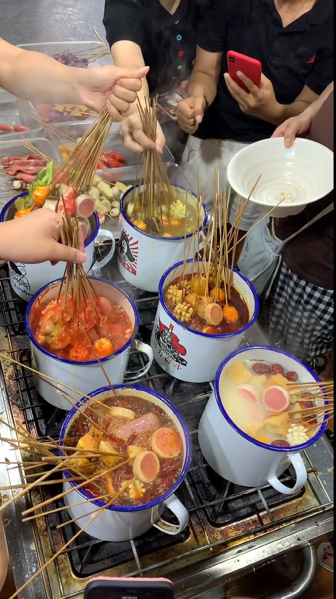 茶缸串串#美食#为了美好的明天加油!