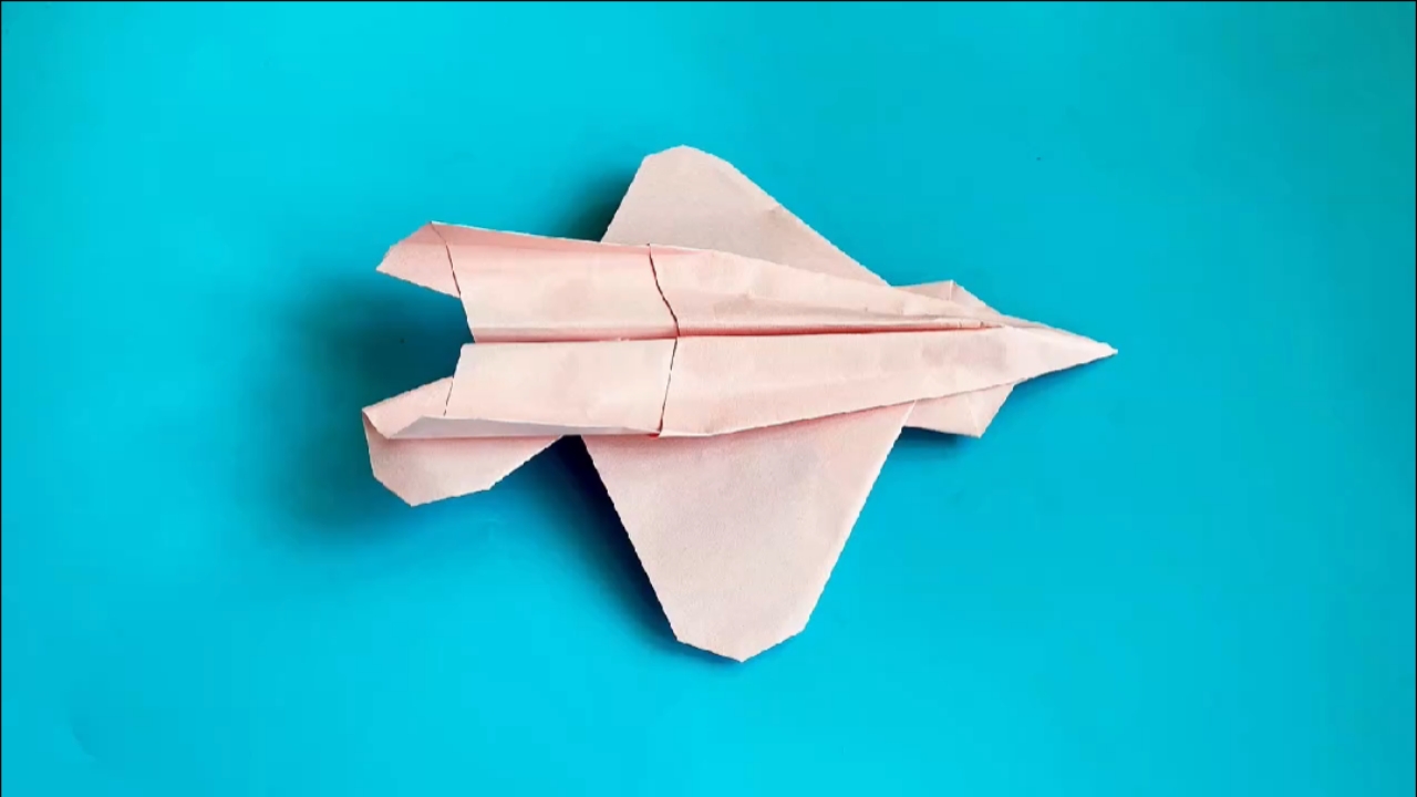 f22猛禽纸飞机折法图片