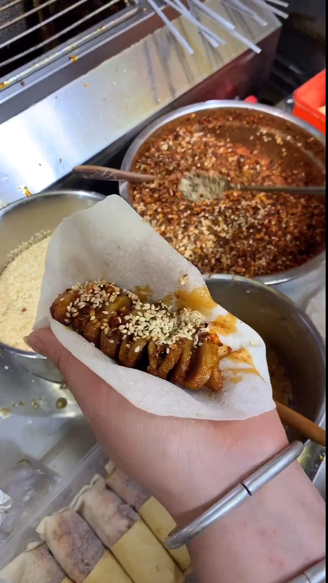 最火小饼卷面筋