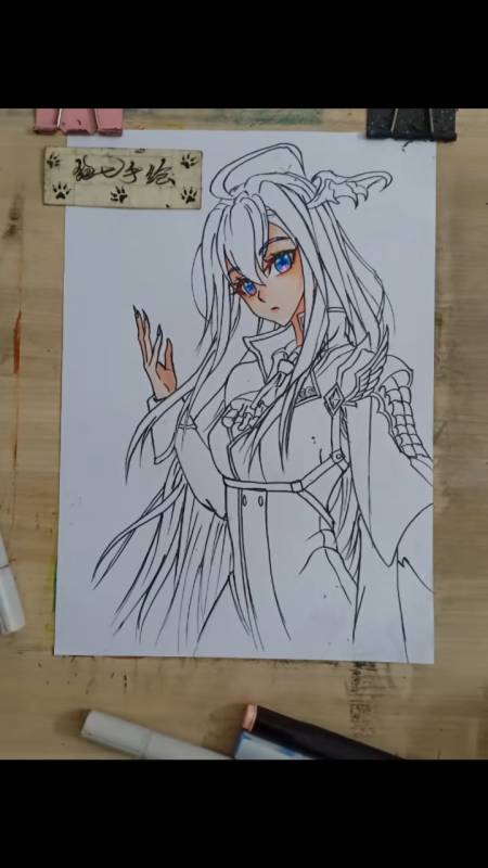 斗罗大陆#斗罗大陆绝世唐门——王秋儿手绘过程