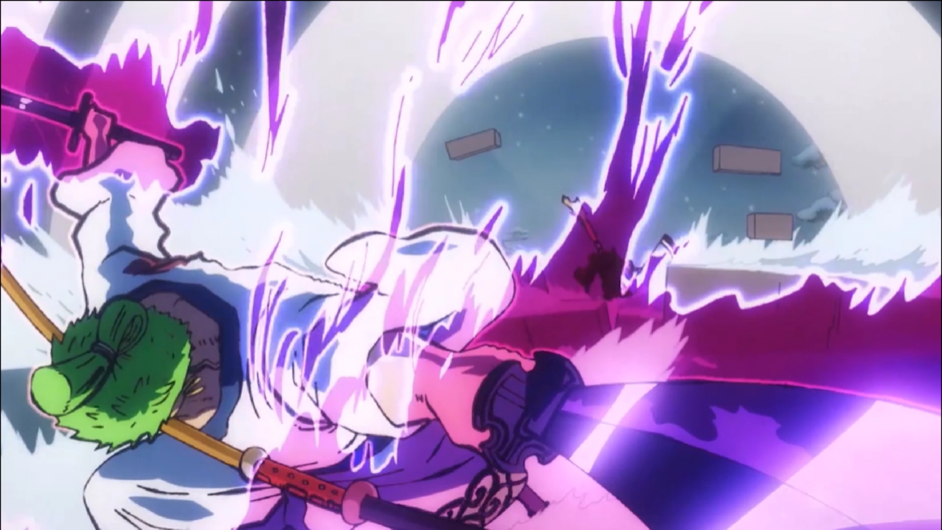 海贼王精彩瞬间#海贼王:索隆～鬼斩