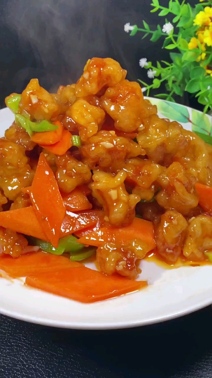 溜肉段这样做,不粘连不掉皮,不硬,不沾锅底!