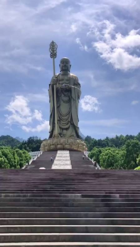 安徽九华山地藏菩萨圣像,见者好运-度小视