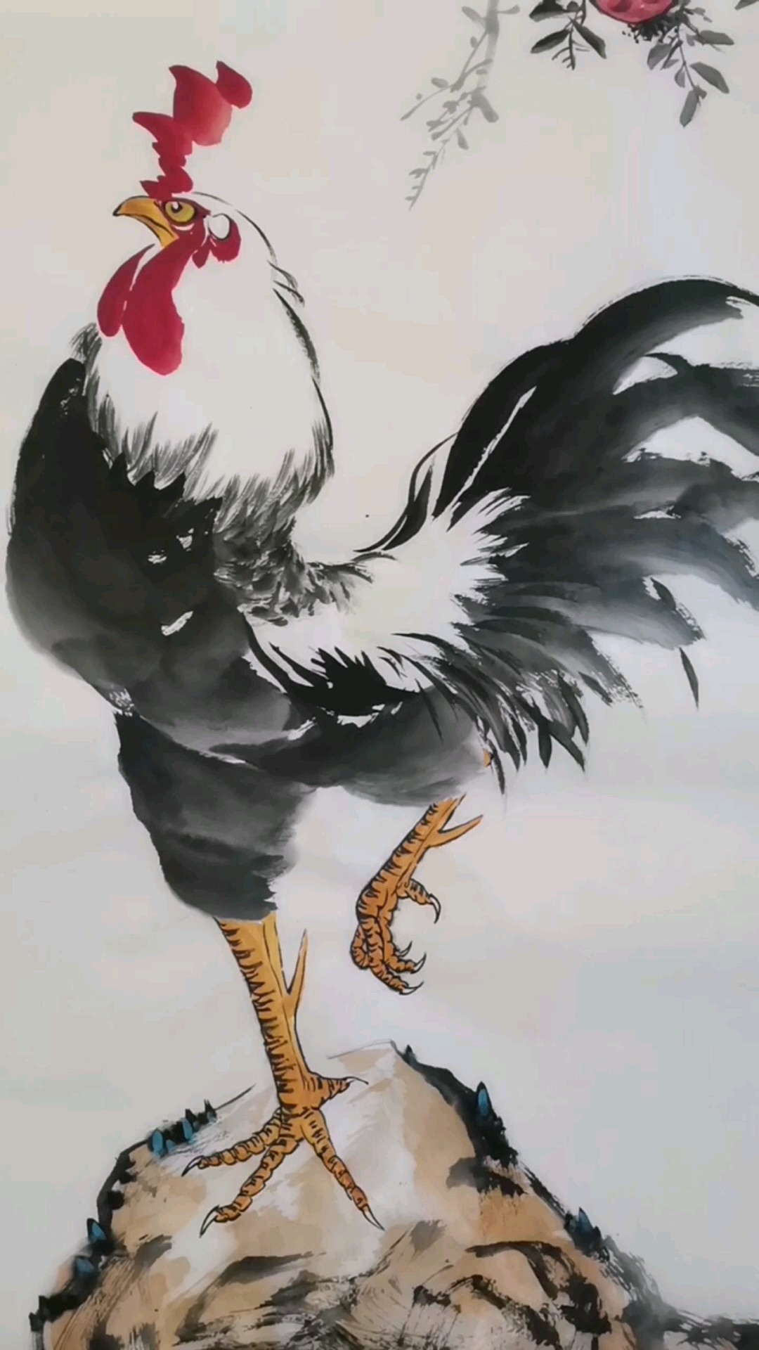 王兴民国画公鸡绝对是实力派国画爱好者的福利刚刚上传抓紧收藏