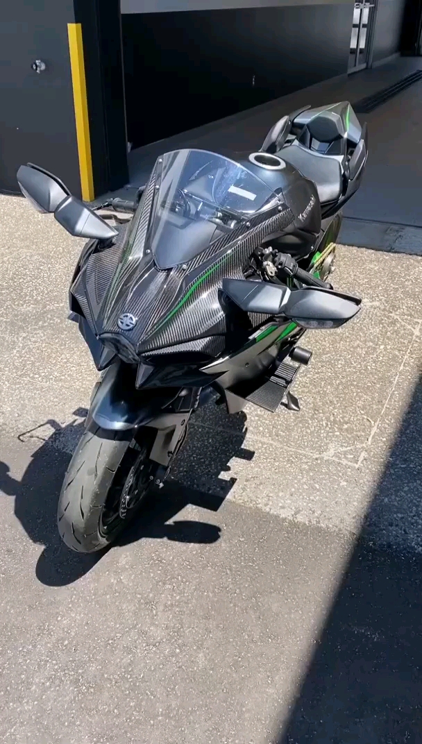 摩托车#川崎h2重机车