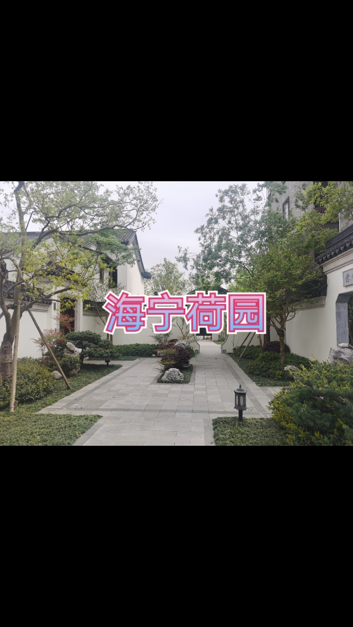 我和春天有个约会#海宁荷园谈客户,中式四合院别墅特别漂亮