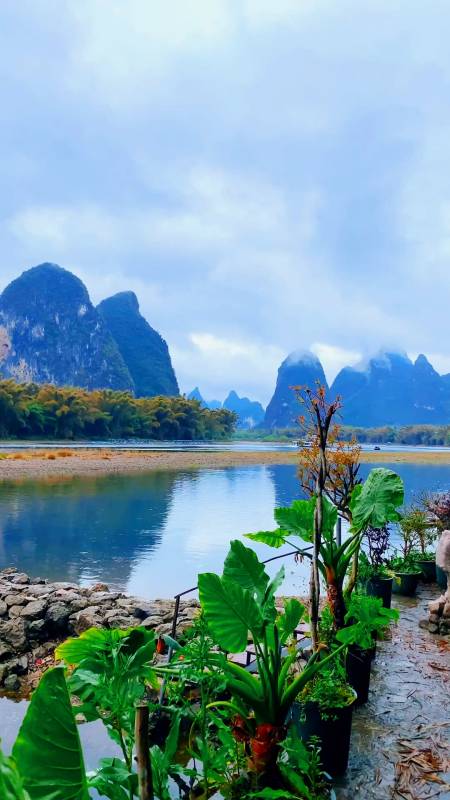 人间仙境,风景美如画,地址桂林阳朔漓江