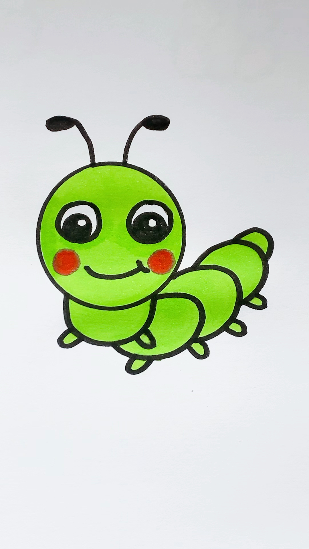 简笔画#毛毛虫简笔画