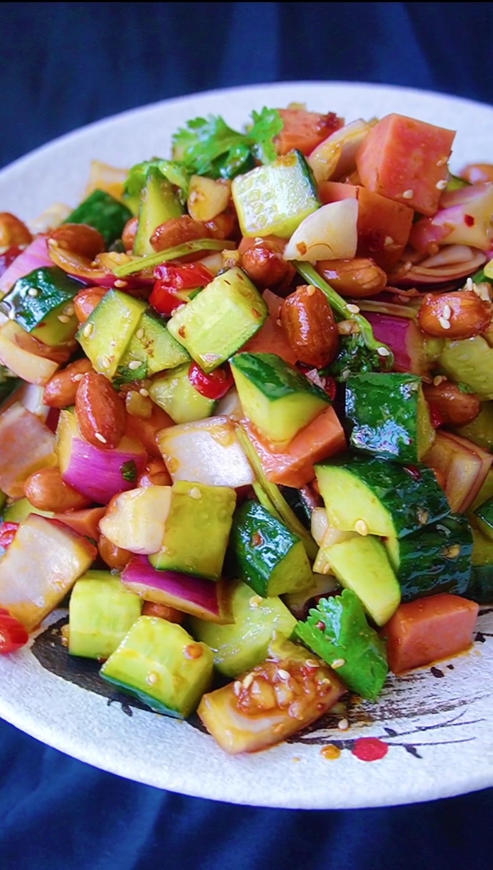 家乡特色美食#凉菜拌四丁