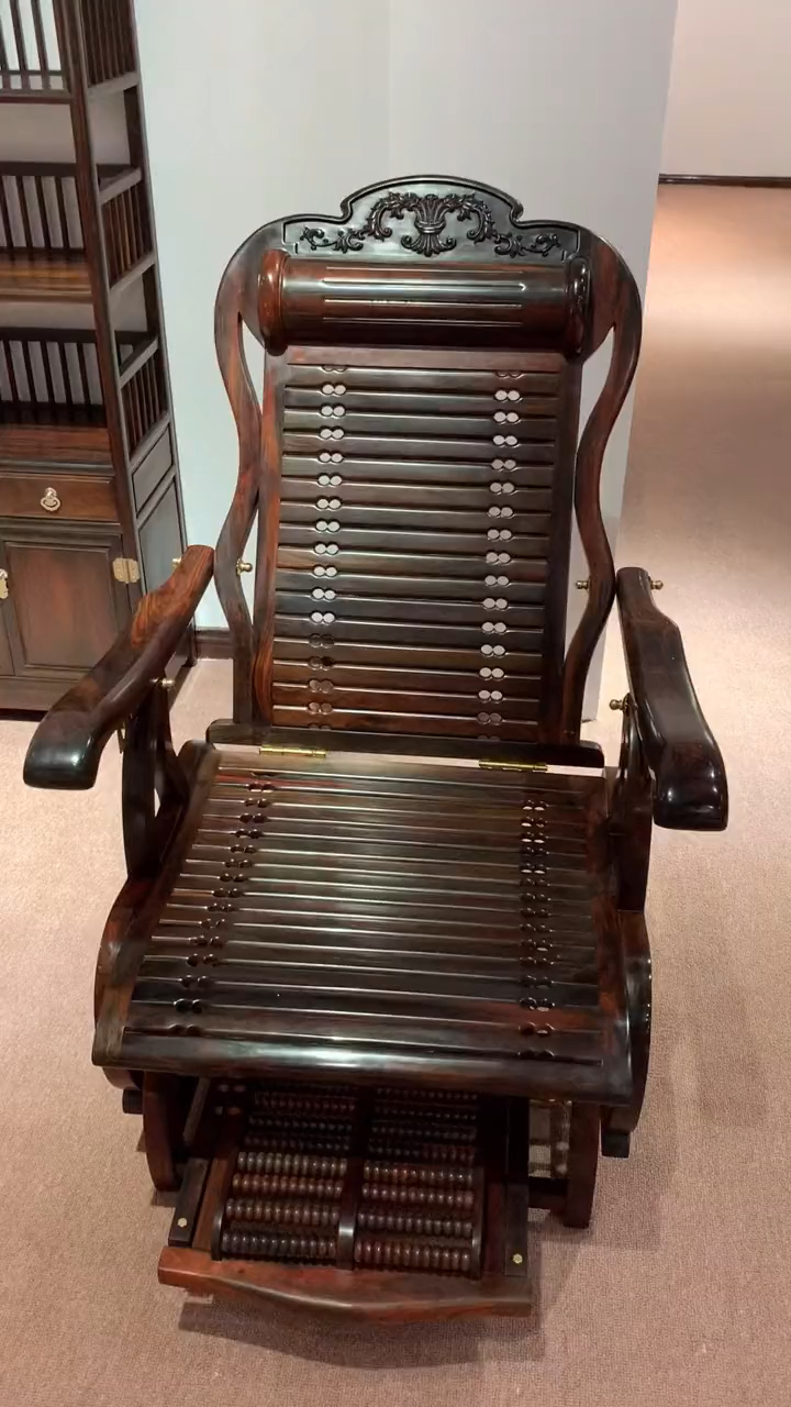 匠人匠心,红木摇摇椅