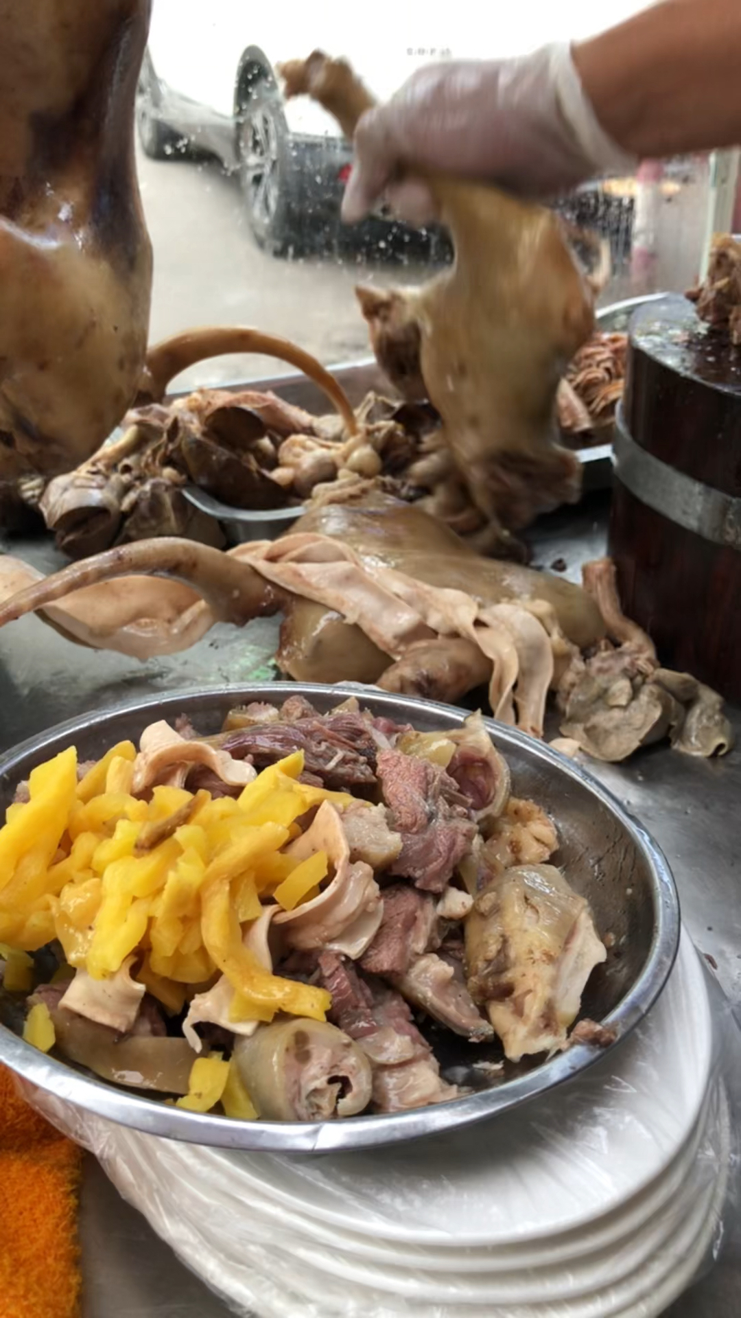 湛江白切狗肉香皮脆美味可口唇齿留香太好吃