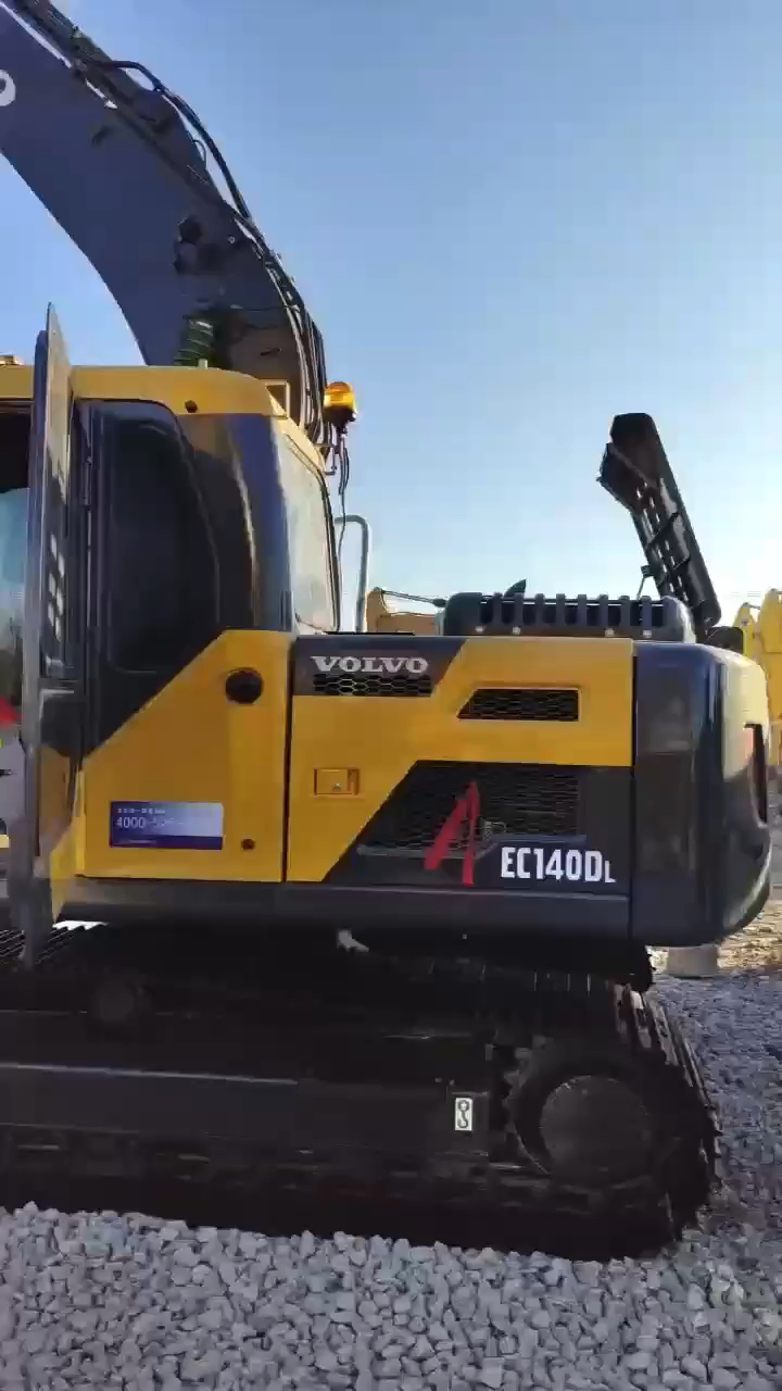 二手挖掘机个人#21年精品沃尔沃140二手挖掘机,车况完美-度小视