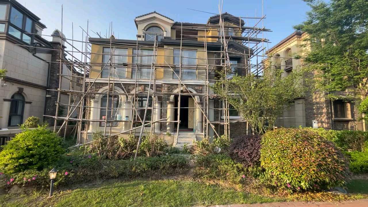 别墅设计,施工现场实拍!