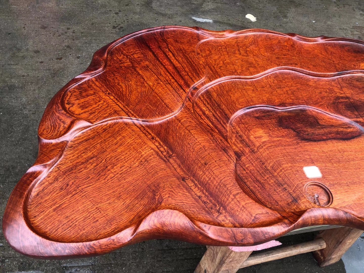 缅甸花梨木茶盘