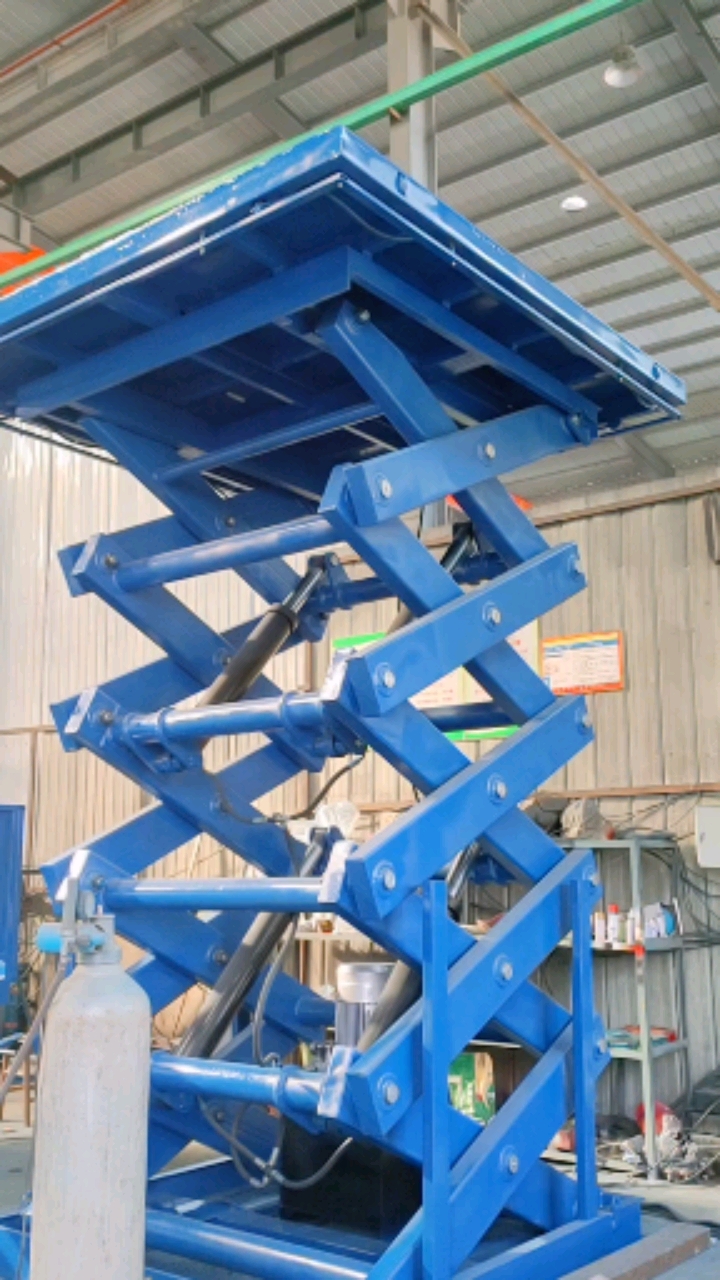 大吨位固定剪叉式升降平台,货物举升机.