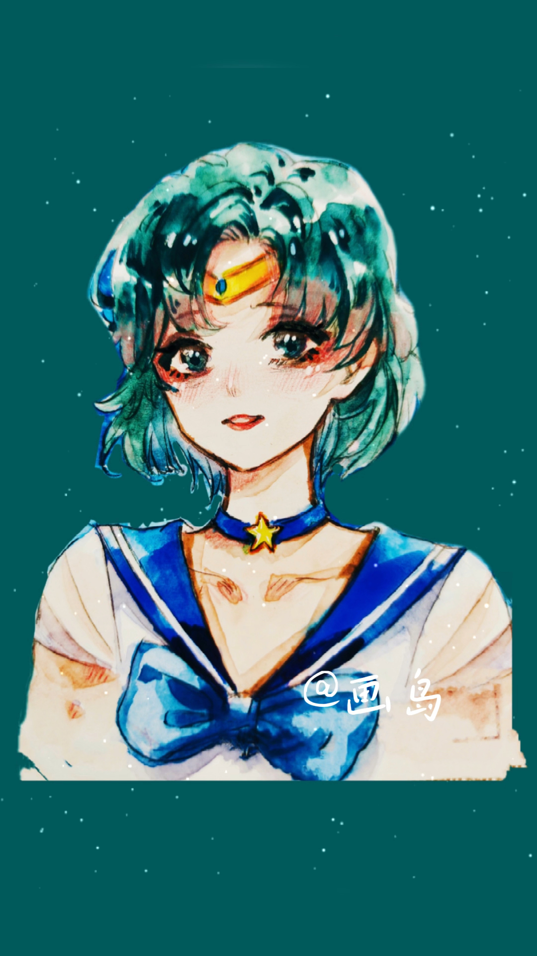 画画原来如此简单#美术生女战士水野亚美