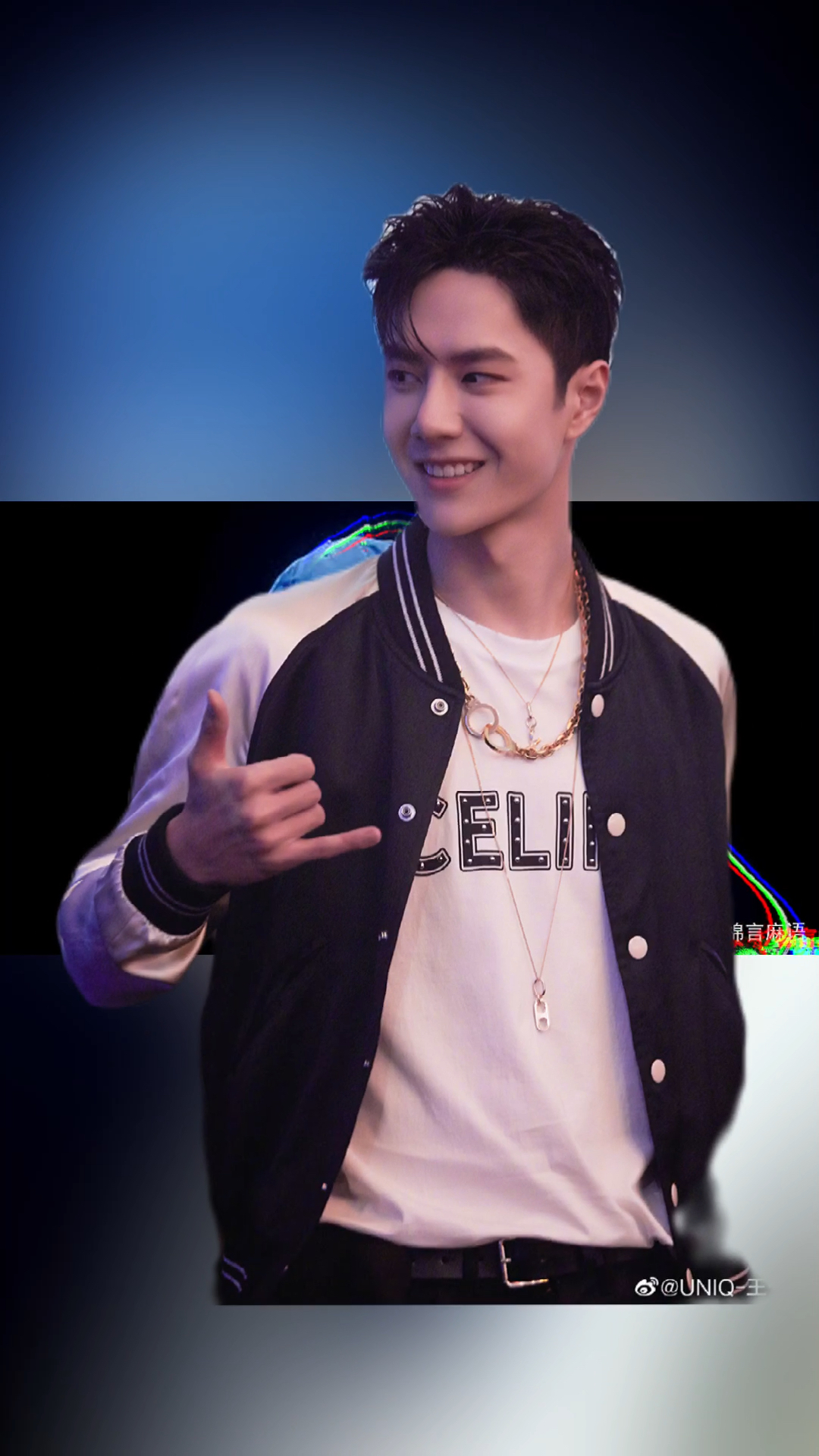 王一博#可甜可盐,可酷可a,都是我哒!哈哈哈,手动比心