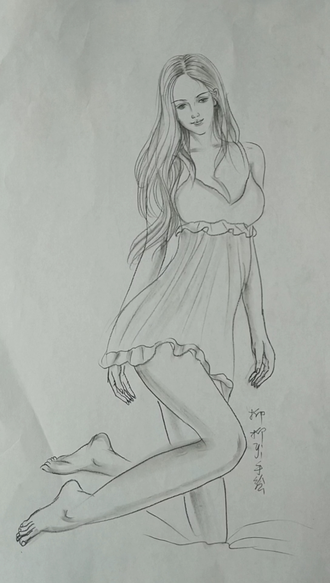 美女速写速写长腿美女点进看