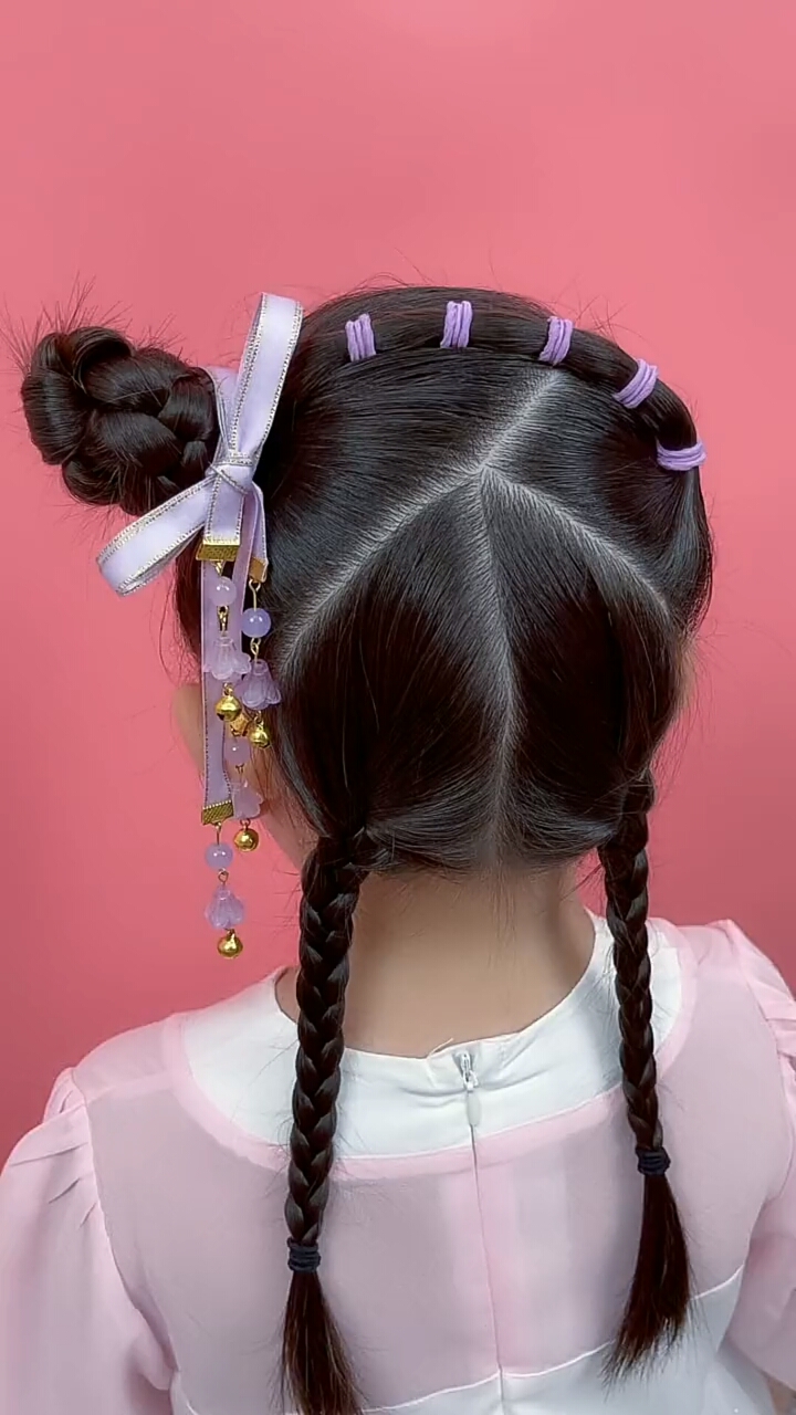 六一儿童节的发型又来更新啦!简单好看的古风汉服发型!你准备好了吗?