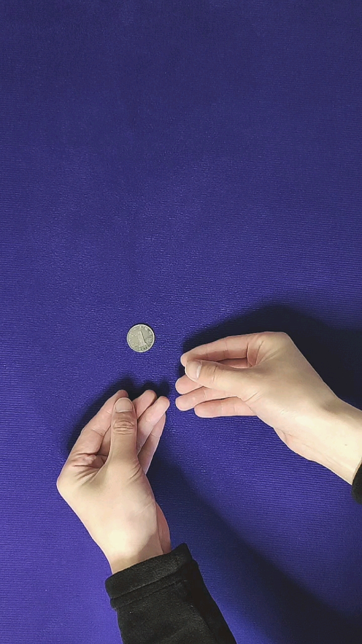 魔术#硬币是如何消失的,你知道吗?