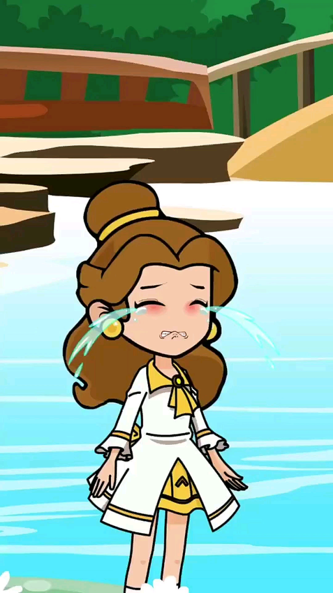 动漫#贝儿为什么哭的这么伤心呀