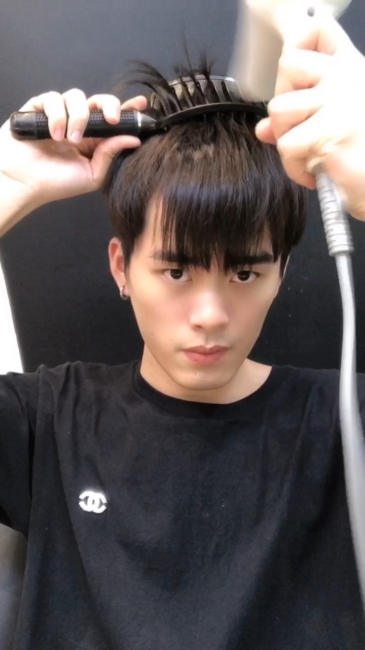 男生发型#头发扁塌可以这样做