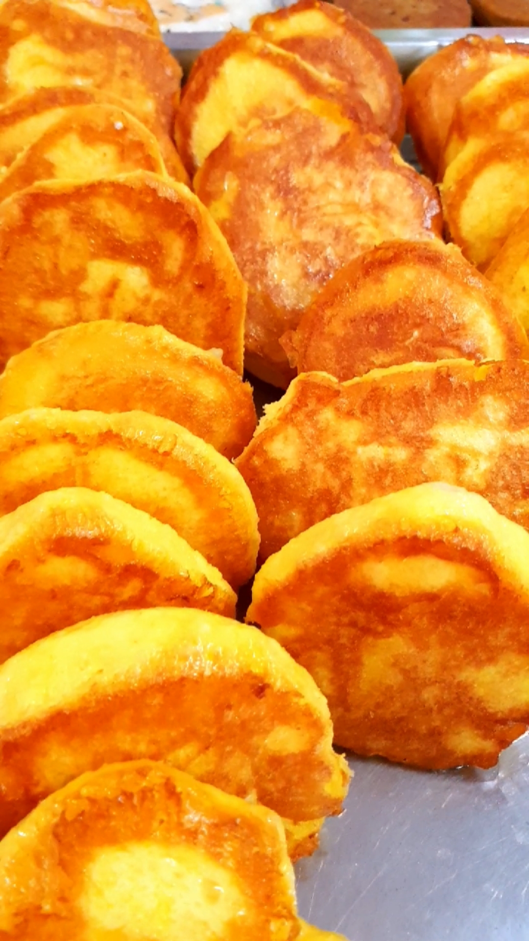 民间手艺人#四合面玉米饼