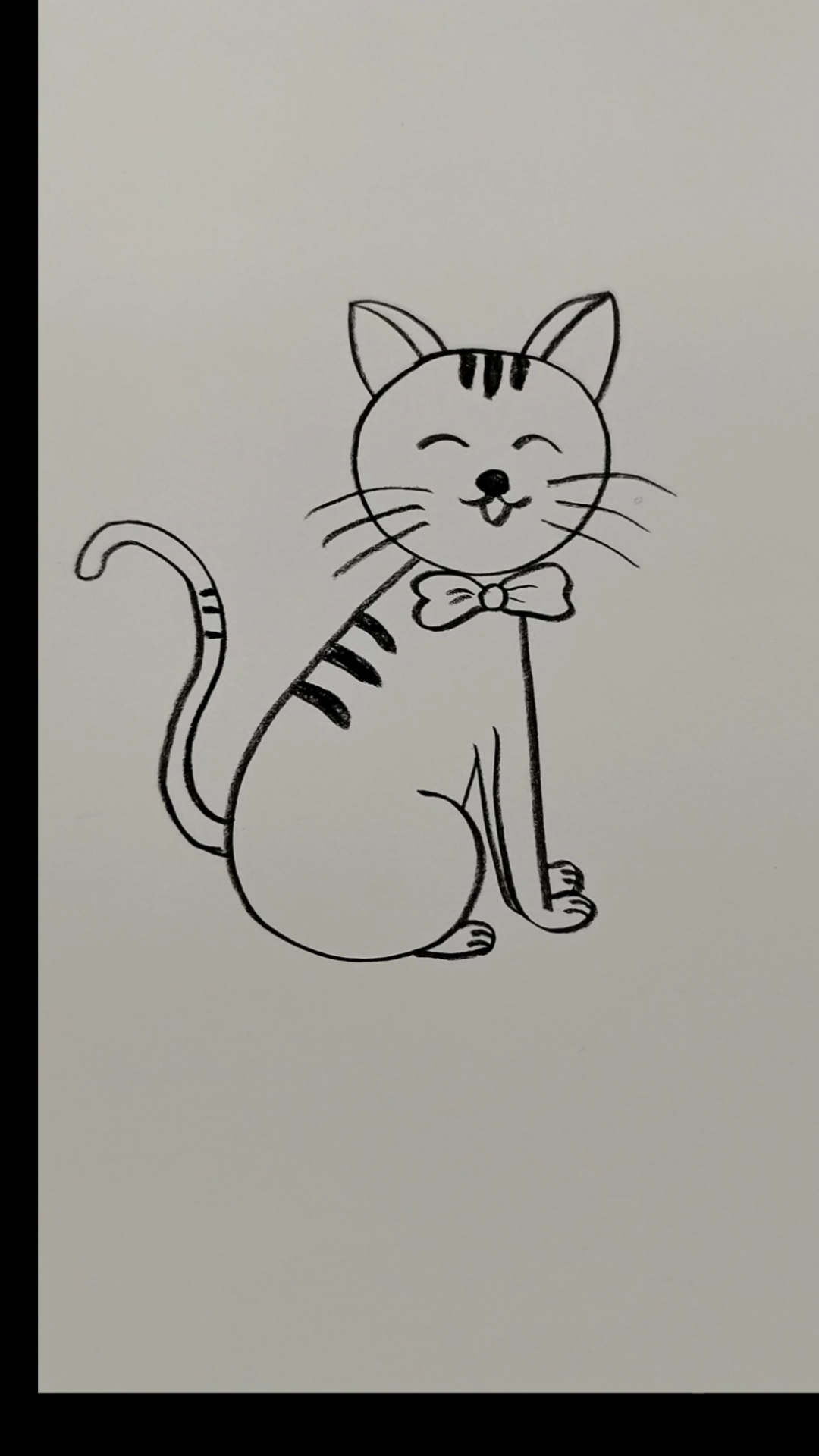 画画原来如此简单用数字画小猫