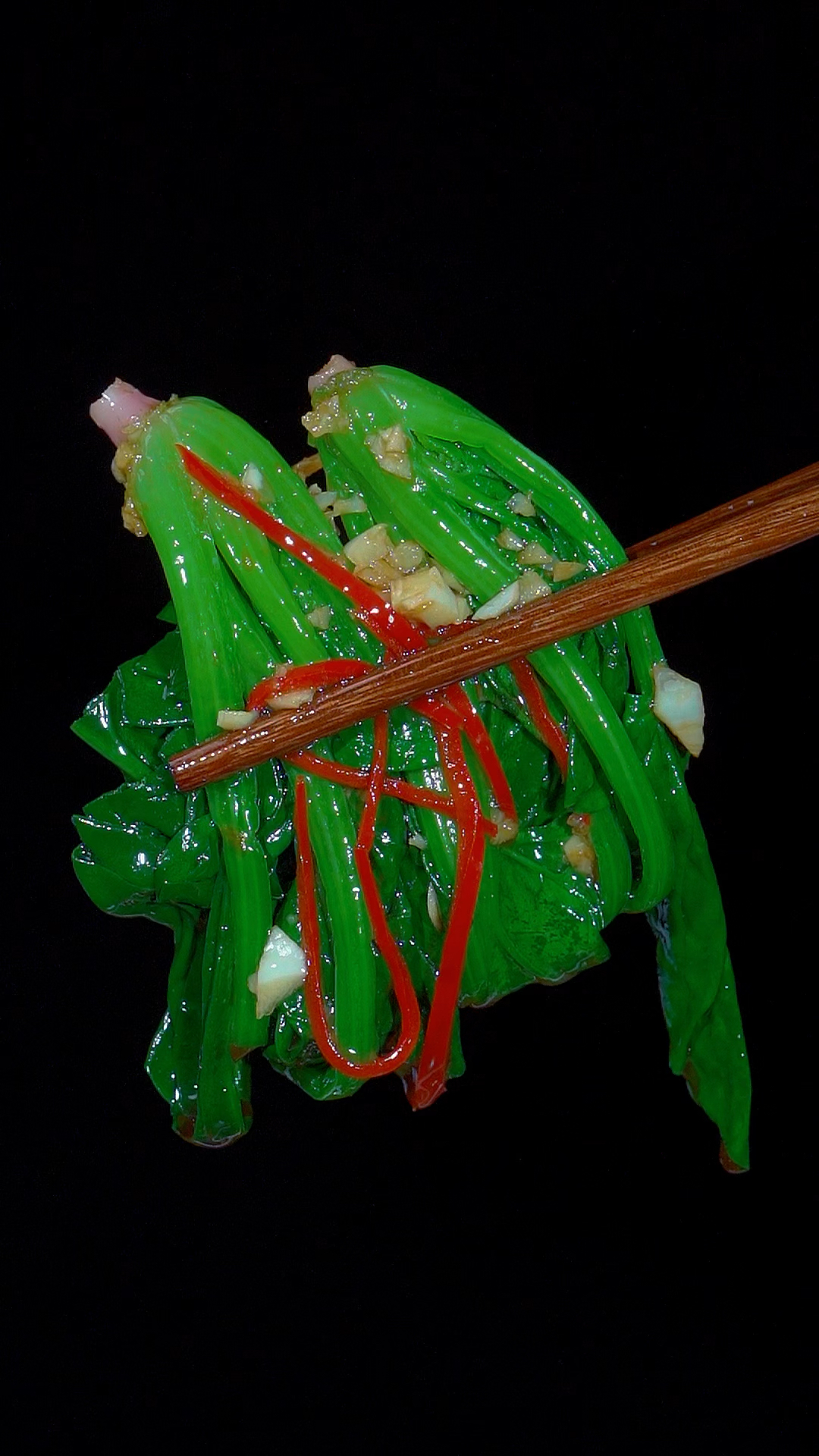 美食#白灼菠菜这样做,清脆爽口真的是太好吃了!-度小视