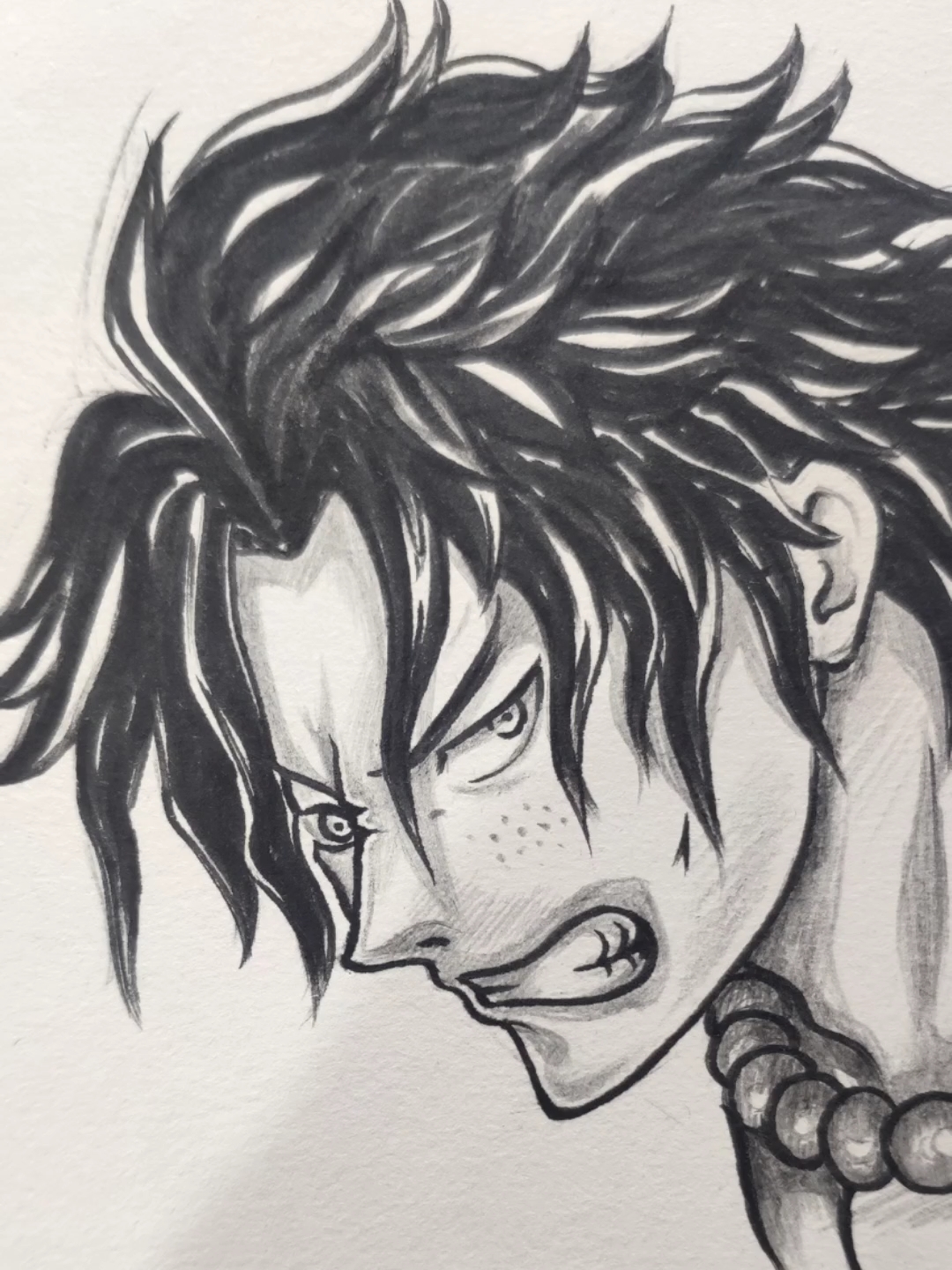 海贼王教你手绘动漫海贼王艾斯教程