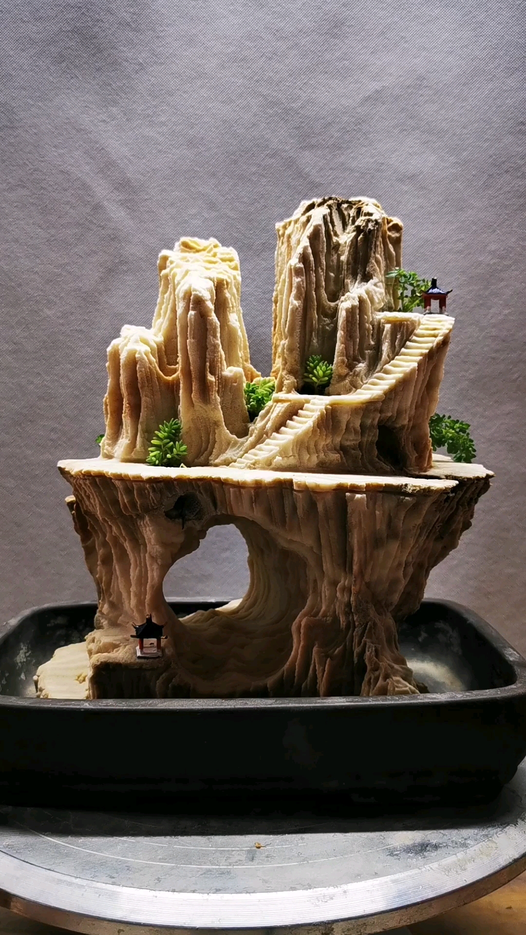 吴定石假山盆景新作欣赏七