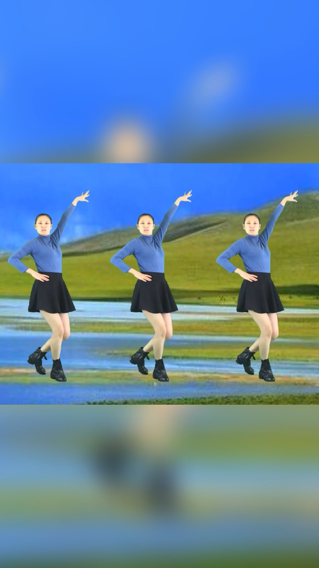 广场舞#简单32步水兵舞《相约草原》-全民小视频