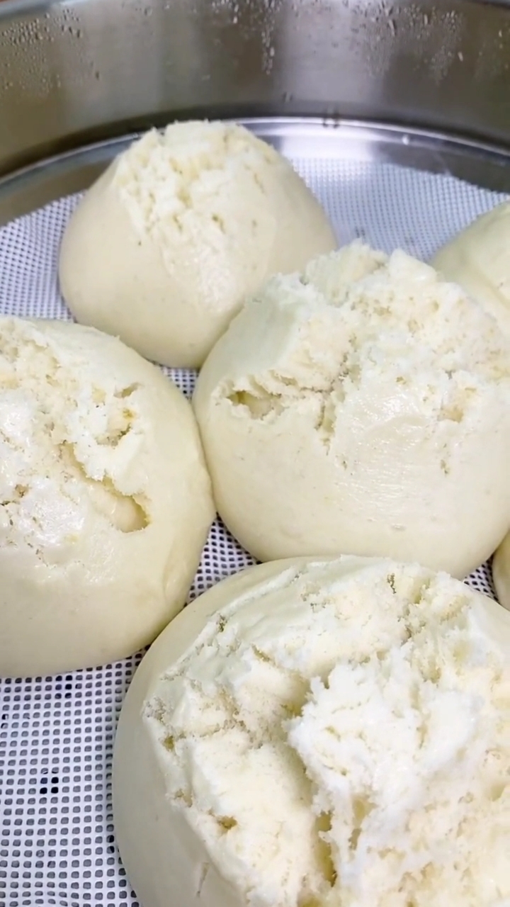 老面纯碱开花大馒头花样馒头你吃过吗